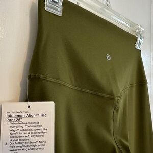 NEW - Lululemon Align HR Pant 25"